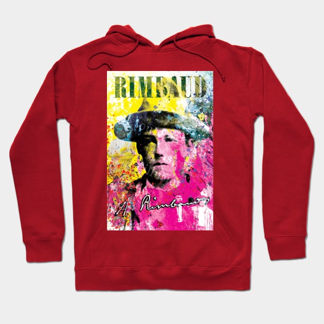 Arthur Rimbaud Hoodie by Exile Kings 